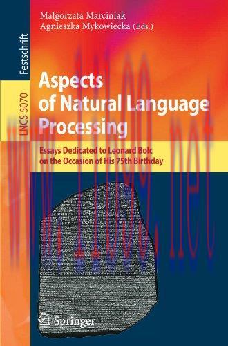 [FOX-Ebook]Aspects of Natural Language Processing