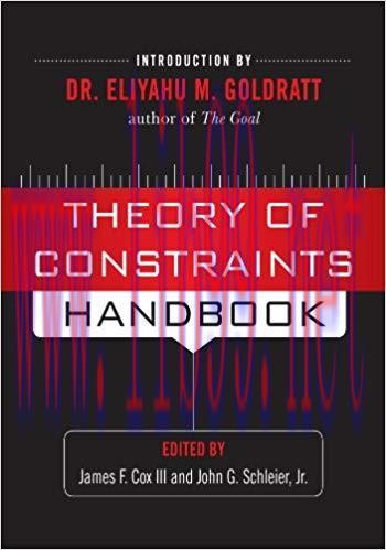 Theory of Constraints Handbook 1st Edition,
