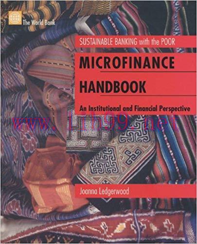 (PDF)Microfinance Handbook: An Insitutional and Financial Perspective (Sustainable Banking With...