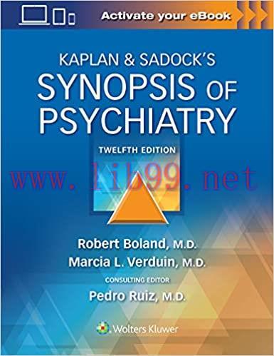[EPUB]Kaplan & Sadock’s Synopsis of Psychiatry 12th Edition