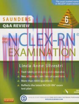 [AME]Saunders Q&A Review for the NCLEX-RN Examination, 6th Edition