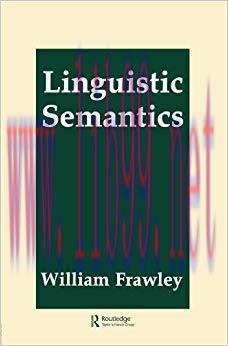 Linguistic Semantics 1st Edition,