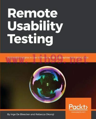 [FOX-Ebook]Remote Usability Testing: Actionable insights in user behavior across geographies an...