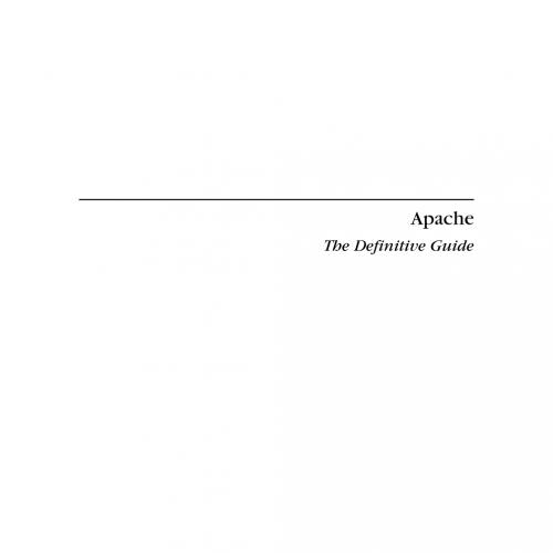 Apache The Definitive Guide, 2nd Edition