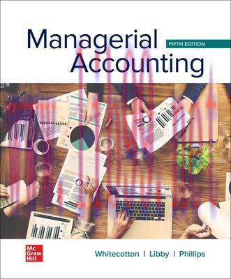 [PDF]ISE EBook Managerial Accounting 5th Edition [STACEY WHITECOTTON]