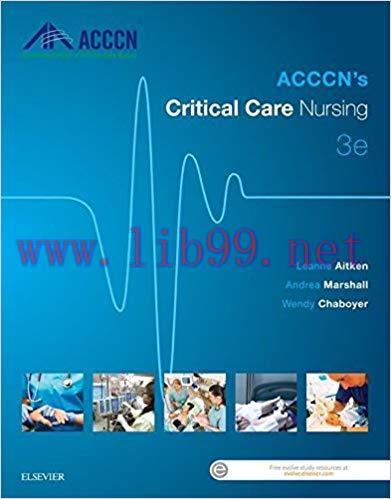 (PDF)ACCCN’s Critical Care Nursing – E-Book 3rd Edition
