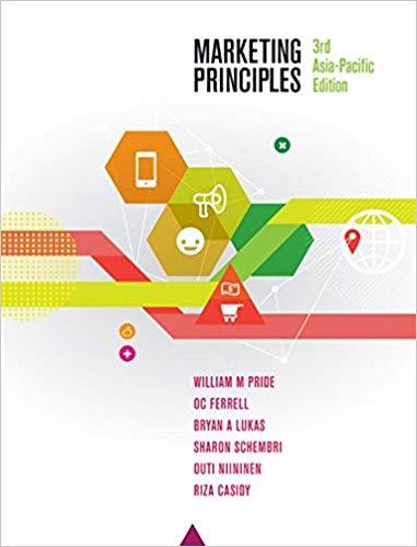 (Test Bank)Marketing Principles, 3rd Asia Pacific Edition by William M. Pride.zip