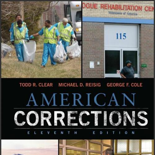(Test Bank)American Corrections , 11th Edition by Todd R. Clear.zip