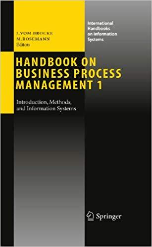 (PDF)Handbook on Business Process Management 1 Introduction, Methods, and Information Systems (...