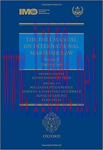 [PDF]The IMLI Manual on International Maritime Law Volume II Shipping Law