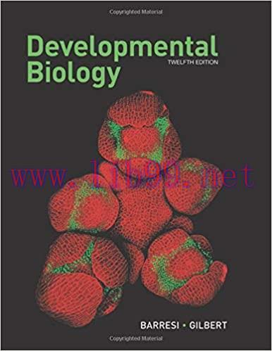 (PDF)Developmental Biology 12th Edition by Michael J.F. Barresi