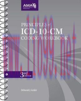 [AME]Principles of ICD-10-CM Coding Workbook, 3rd Edition
