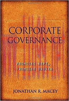 (PDF)Corporate Governance: Promises Kept, Promises Broken