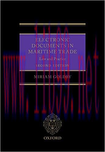 (PDF)Electronic Documents in Maritime Trade: Law and Practice