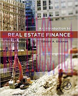 (PDF)An Introduction to Real Estate Finance 1st Edition