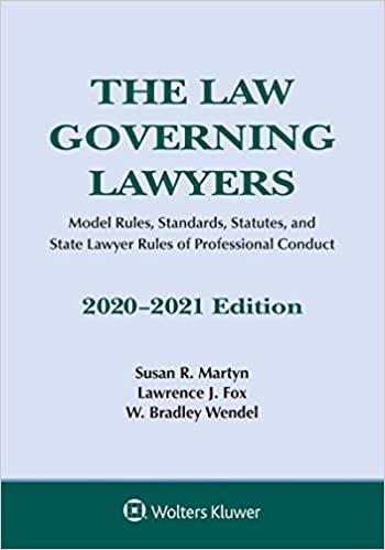 (PDF)The Law Governing Lawyers Model Rules, Standards, Statutes, and State Lawyer Rules of Prof...