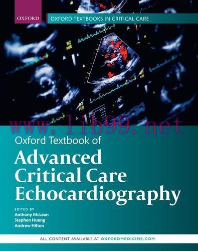[AME]Oxford Textbook of Advanced Critical Care Echocardiography (Oxford Textbooks in Critical C...