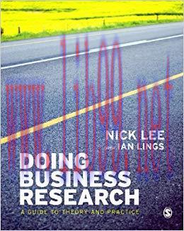 (PDF)Doing Business Research: A Guide to Theory and Practice 1st Edition