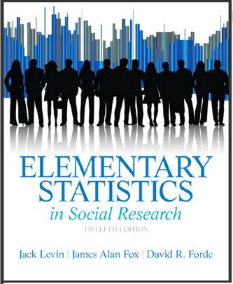 (SM)Elementary Statistics in Social Research 12th Edition by Levin, Jack A.zip