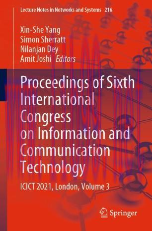Proceedings of Sixth International Congress on Information and Communication Technology