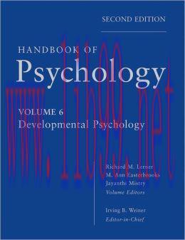 [AME]Handbook of Psychology, Volume 6: Developmental Psychology, 2nd Edition