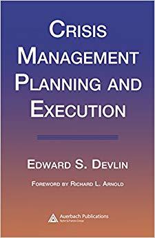 (PDF)Crisis Management Planning and Execution 1st Edition