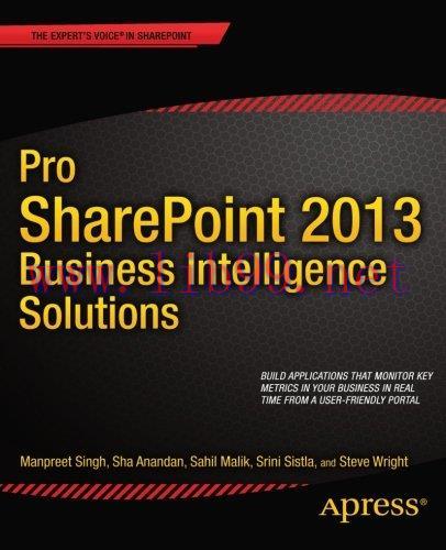[FOX-Ebook]Pro SharePoint 2013 Business Intelligence Solutions