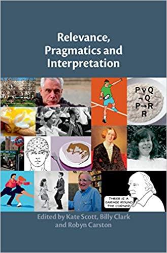 (PDF)Relevance, Pragmatics and Interpretation