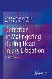 [AME]Detection of Malingering during Head Injury Litigation (3rd ed.) (Original PDF)