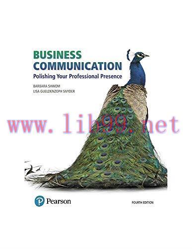 [FOX-Ebook]Business Communication: Polishing Your Professional Presence, 4th Edition