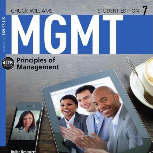 MGMT 7, Principles of Management 7th Edition (Student Edition)