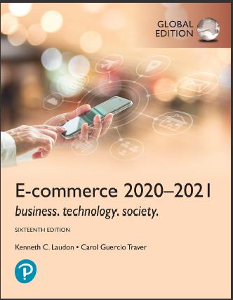 (TB)E-Commerce 2020&ndash;2021 Business, Technology and Society, 16th Global Edition By Publisher Pea...