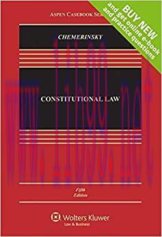 (PDF)Constitutional Law (Aspen Casebook Series) 5th Edition