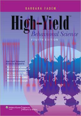 [AME]High-Yield Behavioral Science, 4th Edition (EPUB)