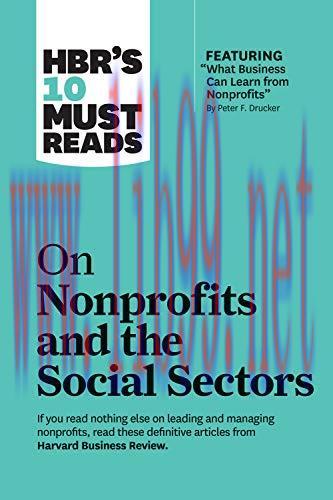 [FOX-Ebook]HBR's 10 Must Reads on Nonprofits and the Social Sectors