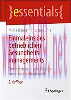 (PDF)Einmaleins des betrieblichen Gesundheitsmanagements: Eine Kurzreise in acht Etappen zur ge...
