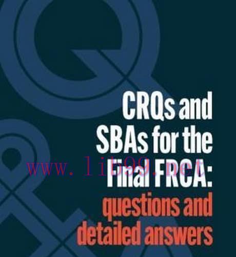 [AME]CRQs and SBAs for the Final FRCA (AZW3 + EPUB + Converted PDF)