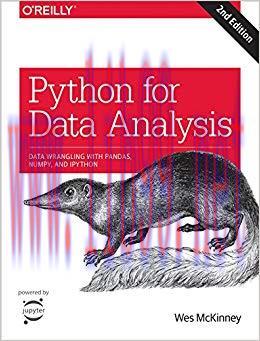 Python for Data Analysis: Data Wrangling with Pandas, NumPy, and IPython 2nd Edition,