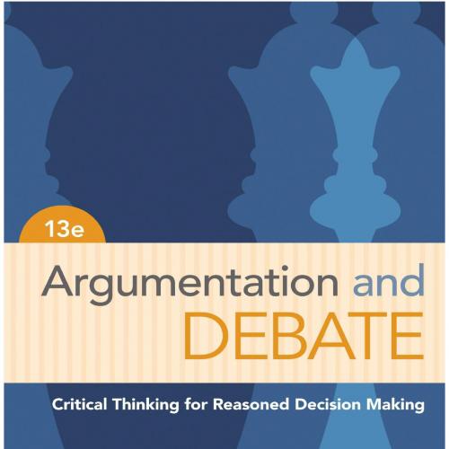 Argumentation and Debate 13th - Administrator