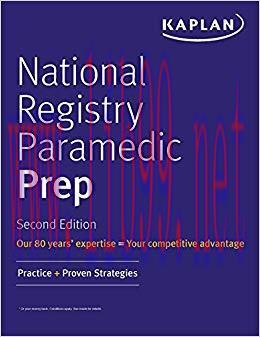 (PDF)National Registry Paramedic Prep: Practice + Proven Strategies (Kaplan Test Prep) Second E...