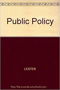 (PDF)Public Policy An Evolutionary Approach