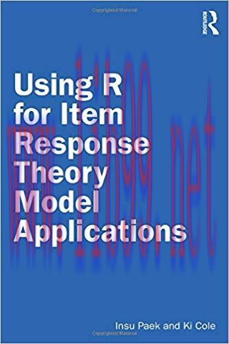 (PDF)Using R for Item Response Theory Model Applications 1st Edition