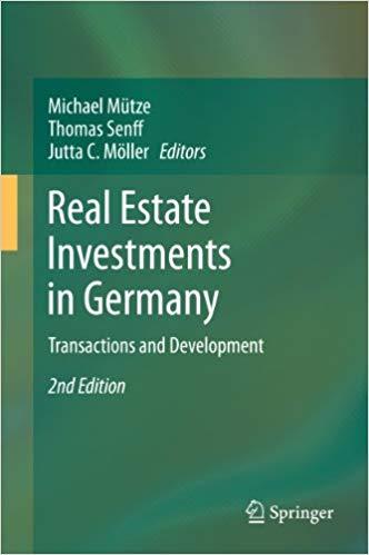 (PDF)Real Estate Investments in Germany Transactions and Development 2nd Edition