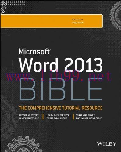 [FOX-Ebook]Word 2013 Bible, 4th Edition
