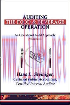 (PDF)Auditing the Food & Beverage Operation: An Operational Audit Approach: Volume II