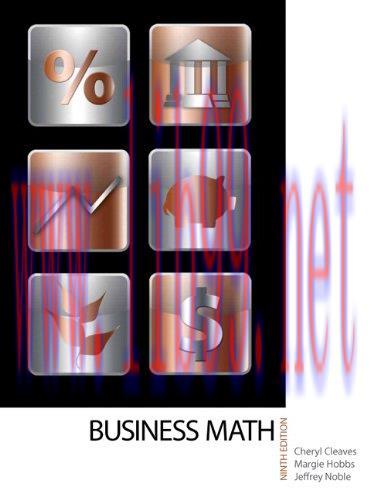 [FOX-Ebook]Business Mathematics, 9th Edition