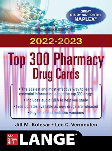 [AME]McGraw Hill&rsquo;s 2022/2023 Top 300 Pharmacy Drug Cards (Original PDF)