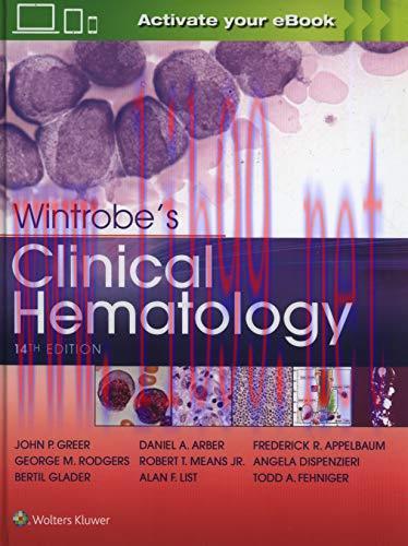 [AME]Wintrobe's Clinical Hematology, 14th Edition (EPUB)
