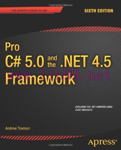 [FOX-Ebook]Pro C# 5.0 and the .NET 4.5 Framework, 6th Edition