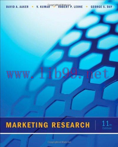 [FOX-Ebook]Marketing Research, 11th Edition